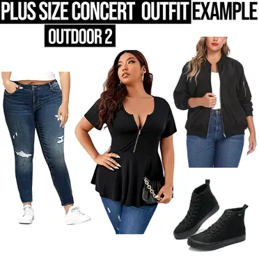 100+Plus Size Concert Outfit Ideas: Outdoor/Pop/Rock/Kpop/Hip-Hop/R&B –  Festival Attitude