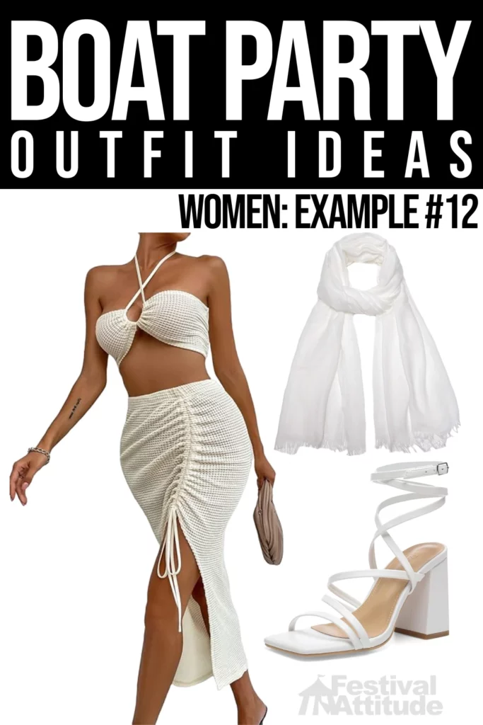 yacht party outfit female